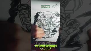 Apex Legends™: Saviors Fan Art Speed Draw with Markers on a Sketchbook