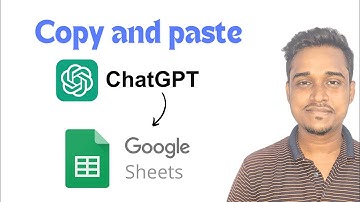 How To Copy And Paste Table From ChatGPT To Google Sheets (Easy guide)