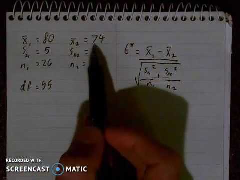 How Do I Calculate a 2-Sample t-Test by Hand?
