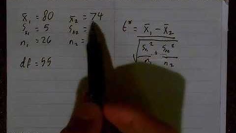 How Do I Calculate a 2-Sample t-Test by Hand?