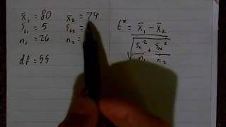 How Do I Calculate a 2-Sample t-Test by Hand?