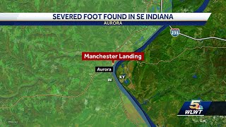 Coroner: Severed foot found near Ohio River in southeast Indiana
