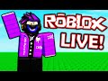 PLAYING COOL ROBLOX GAMES LIVE!!!