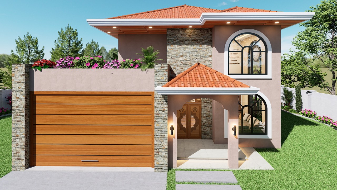 CASA ECONOMICA DE DOS PISOS 11x13 CON 4 DORMITORIOS (RVL CASAS 2026)