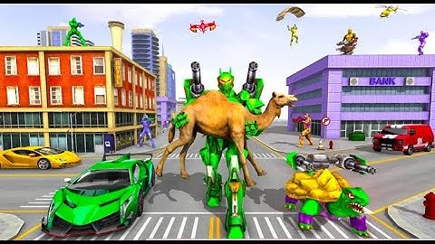 Turtle Robot Animal Rescue #02 – New Robot Car Transform Trailer Android Gameplay.