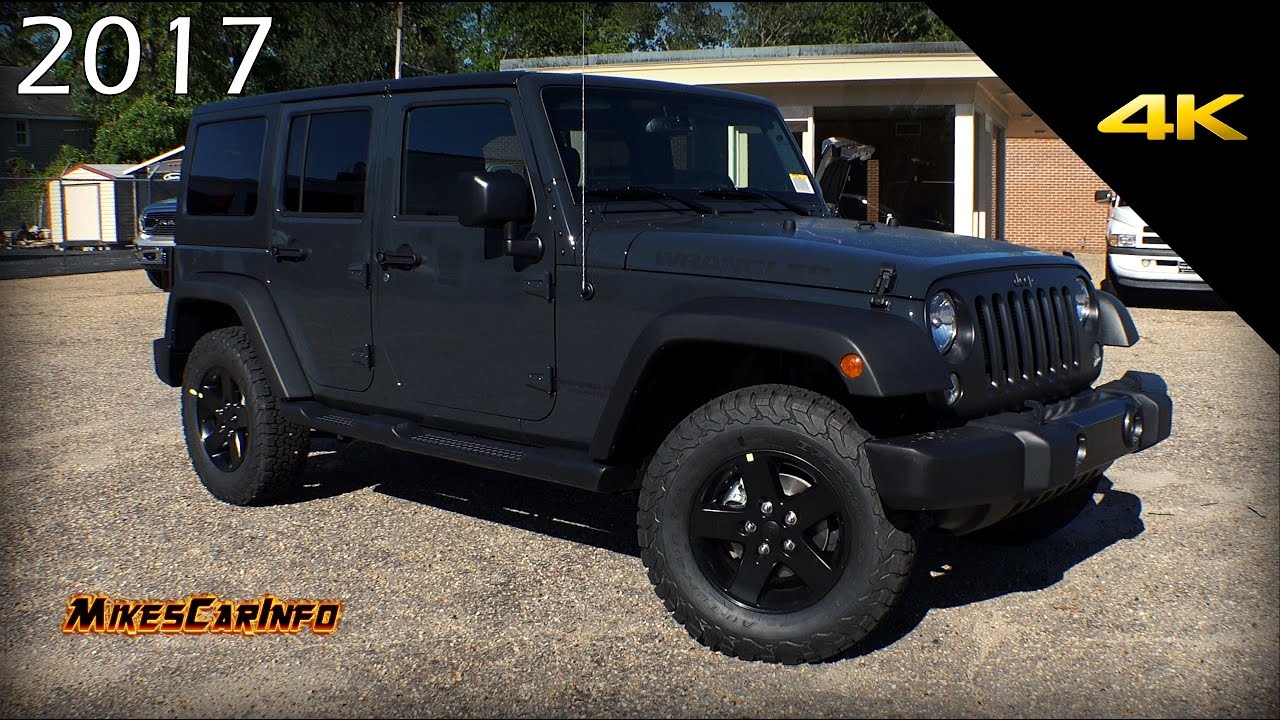 👉 2017 Jeep Wrangler Unlimited Big Bear Special Edition Quick Look in 4K -  YouTube