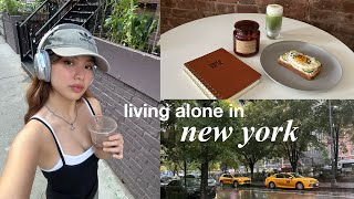 Living Alone in NYC | apartment updates, productive days & taking myself on a date