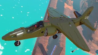 I took out my NEW harrier Jump Jet to see how people REACT Trailmakers!