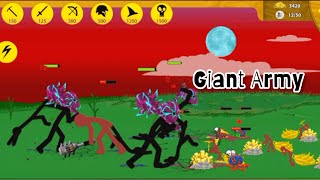 Stick War Legacy Giant Army win the war ❗Stick war legacy stick war 3 mod apk mod menu