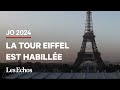 La tour eiffel porte dsormais les anneaux olympiques