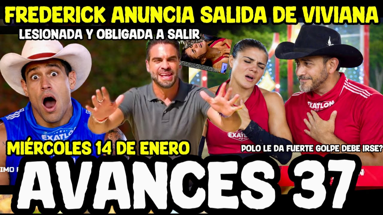 FREDERICK DA UN TRISTE ANUNCIO SOBRE VIVIANA.. QUEDA FUERA DE EXATLON ESTADOS UNIDOS