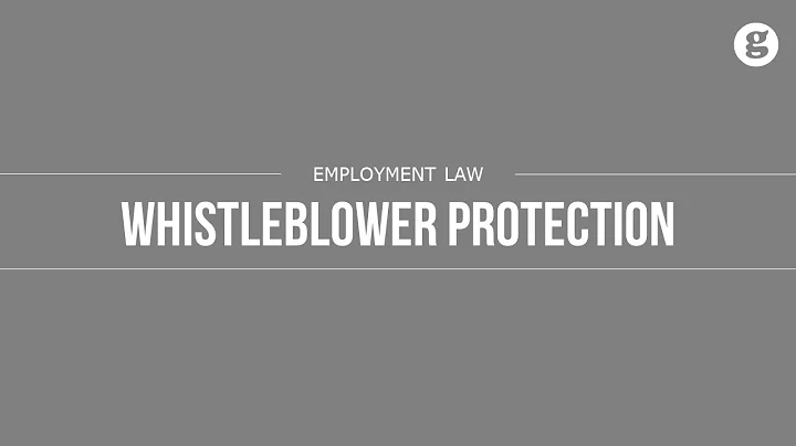 Whistleblower Protection - DayDayNews