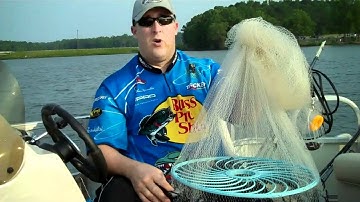 Perfect Circle Cast Net Throwing Device