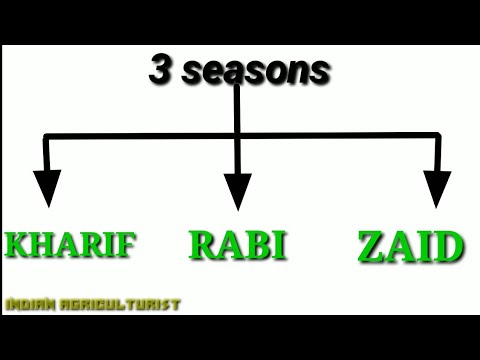 Cropping Seasons || || Kharif || Rabi || Zaid ||