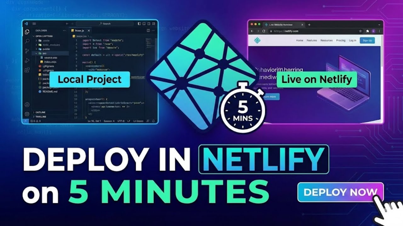 Free Hosting for HTML, CSS & JS Websites (Netlify)