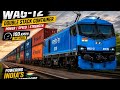Duniya ka sabse powerful engine🚆fully speed with 100 cantainer rake/high speed/dedicated freight dfc