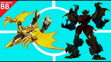 Speed Build : Pteranodon !! ⚡️ How to make a Robot Lego Combiner Sembo Block World Dinosaur 205077