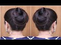 Wow ! Beautiful juda Bun Hairstyle Girl | PERFECT Hair Bun Style For Long Hair | Hair Bun Style