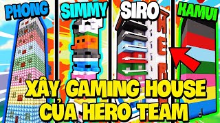 SIRO VÀ KAMUI NOOB THÁCH ĐẤU BỘ BA TRIỆU SUB XÂY GAMING HOUSE CỦA HERO TEAM TRONG MINI WORLD