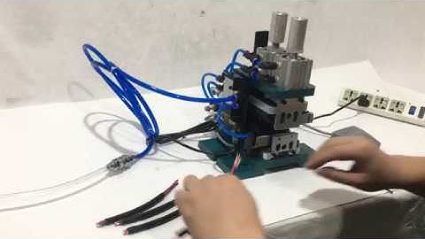 DG-3FN SEMI automatic stripping and twisting machine2