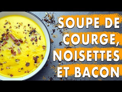 Vidéo: Soupe De Potiron Au Bacon