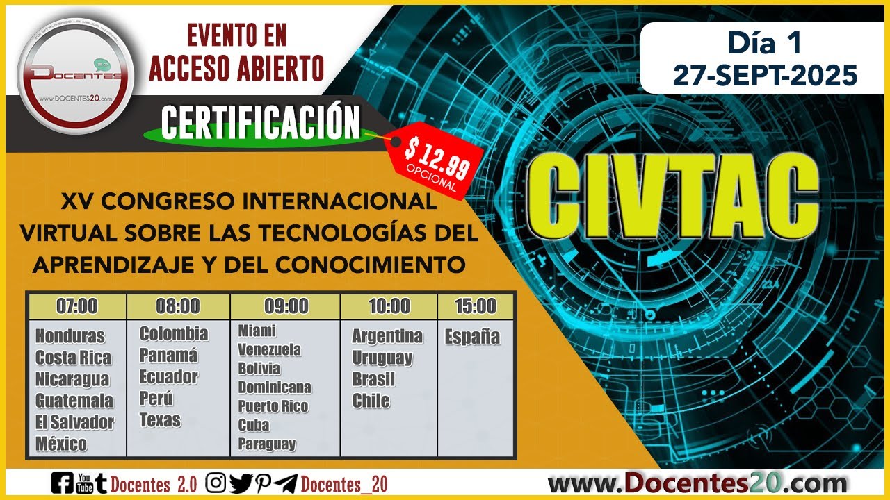 🔥XV CIVTAC | DOCENTES 2.0