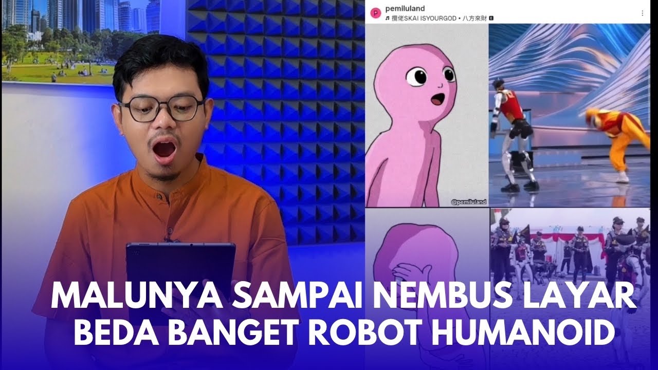 MALUNYA NEMBUS LAYAR❗️Robot HUMANOID yg dipamerkan POLISI INDONESIA Kalah jauh dg yg di CHINA