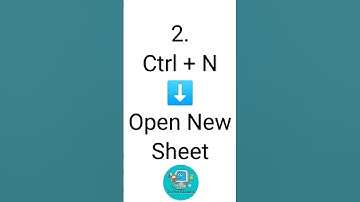 5 Basic Shortcut Keys 2 in #excel #msexcel #shorts #computer #education #tricks