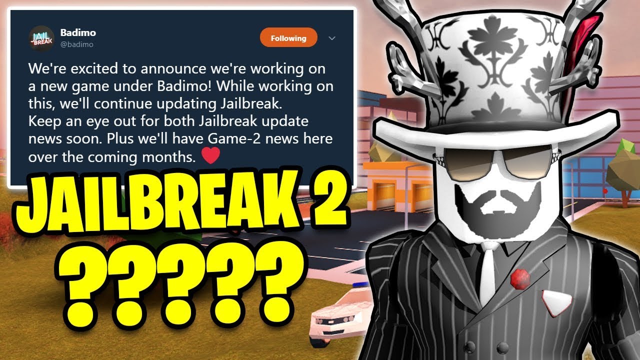 New Badimo Game Coming Jailbreak 2 Asimo3089 Badcc Roblox Jailbreak Live Youtube - badimo what does this do roblox
