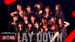 JKT48 -Lay Down   @AKB48 Theater