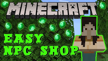 Easy NPC Shop in Minecraft Bedrock Version 1.20+ Using No Command Blocks