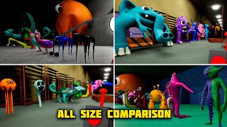 ALL VERSIONS SIZE COMPARISON | GARTEN OF BANBAN COMPILATION