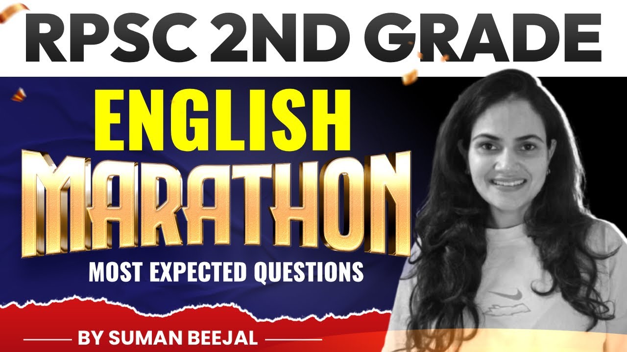 RPSC 2nd GRADE English Marathon 2025 | Most Expected Questions | Literature