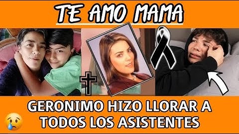 Asi fue la reaccion de Geronimo el hijo de SANDRA REYES al enterarse que ella habia MUERTO.