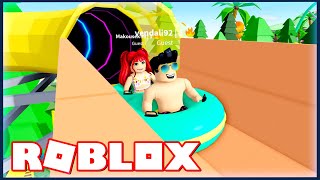 SJÍŽDÍME NOVÉ ŠÍLENÉ TOBOGÁNY V ROBLOXU!😍 Roblox w/@VendaliRoblox