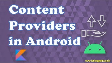 How to use the Android Content Provider and Resolver!