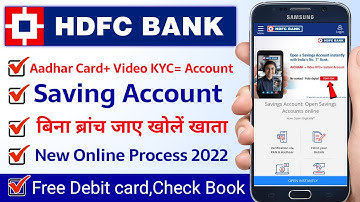 𝗛𝗱𝗳𝗰 𝗕𝗮𝗻𝗸 | HDFC BANK SAVING ACCOUNT | hdfc zero balance account opening online,hdfc savings account