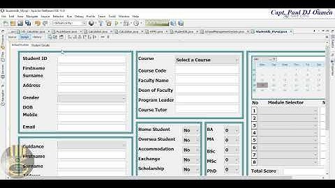 How to Create Student Management System Using MySQL Database with Java in NetBeans - Part 2 of  4