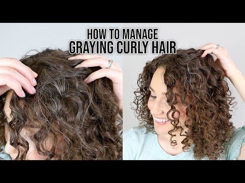 How to Manage Gray Curly Hair