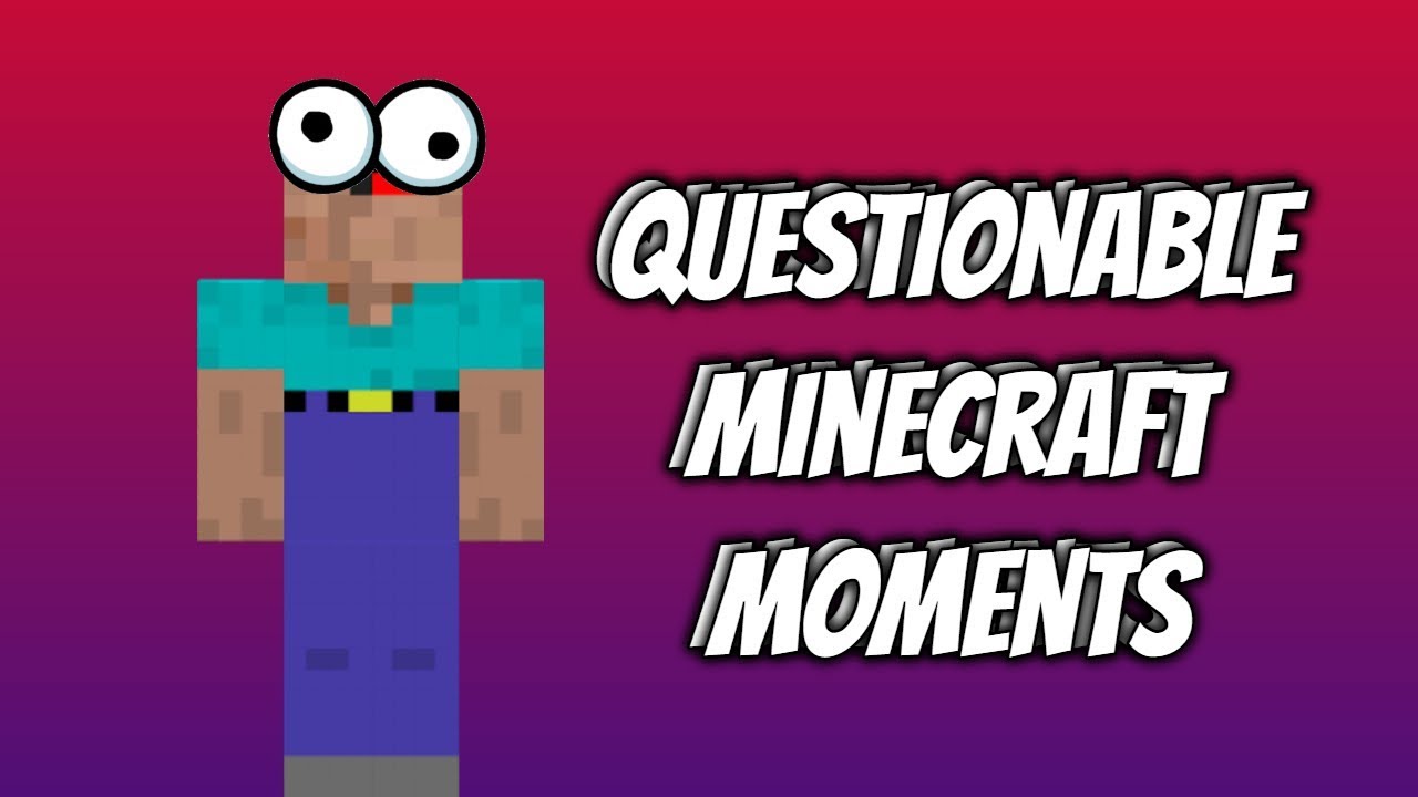 QUESTIONABLE MINECRAFT MOMENTS
