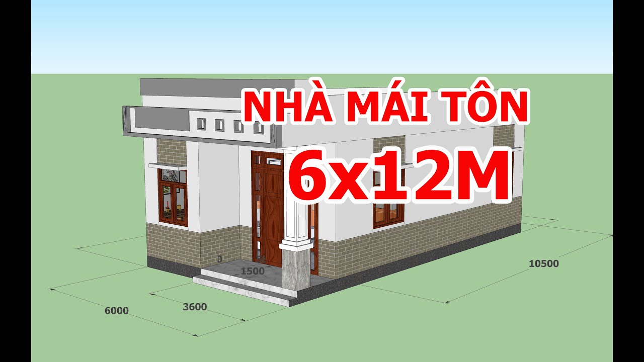 Mẫu nhà cấp 4 mái tôn 6x12m sẽ là sự lựa chọn tuyệt vời cho những người yêu thích không gian sống đơn giản và tiện nghi. Với không gian rộng rãi, đầy đủ tiện nghi và thiết kế sang trọng, ngôi nhà này hứa hẹn sẽ mang đến một không gian sống lý tưởng cho bạn. Hãy xem hình ảnh để cảm nhận ngay nhé!