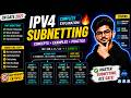 IPv4 Subnetting 🔥 | Complete Explanation with Numericals | CN GATE 2027