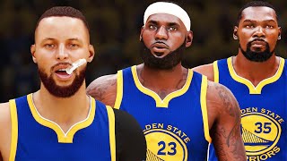 What If LeBron Joined the 2017 Warriors?