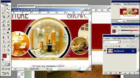 Thiết kế giao diện website và tối ưu hoá hình ảnh trong photoshop