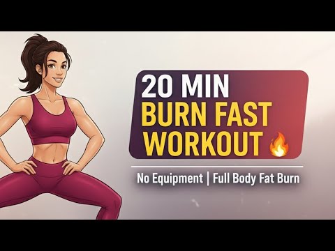 20 MIN BURN FAST WORKOUT 🔥 No Equipment | Full Body Fat Burn - YouTube