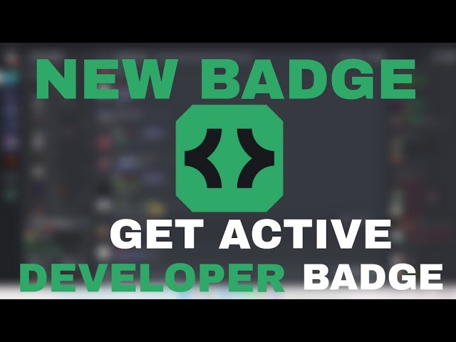 2023] How to Get Active Developer Badge on Discord (EASIEST METHOD) 