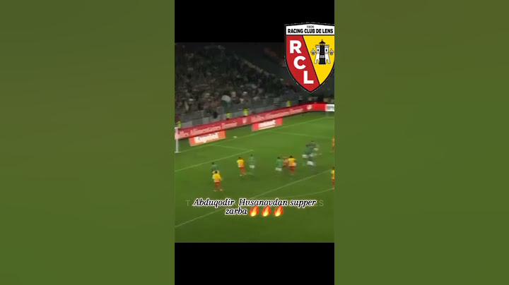 АБДУКОДИР ХУСАНОВДАН СУПЕР ЗАРБА🚀#abduqodirhusanov #football #rclens