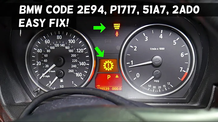 BMW CODE 2e94, Code P1717, Code 51a7, Code 2ad0 FIX
