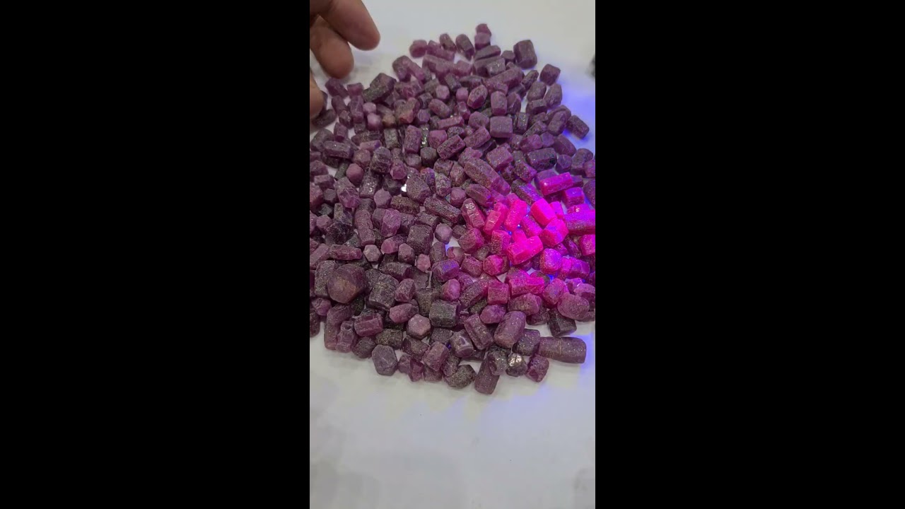 How To Identify Ruby Glows Under UV Lamps Florescent Light Natural Vs Fake