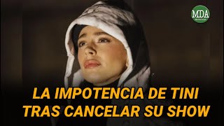 La REACCIÓN de TINI al TENER que SUSPENDER su SHOW por MAL TIEMPO